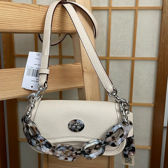 Coachtopia Handbags - Coach Micro Wavy Dinky Bag In Coachtopia Leather / Cloud NWT